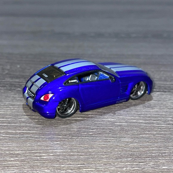 JADA TOYS DUB CITY CHRYSLER CROSSFIRE Blue Diecast Car Toy 1/64 - Picture 4 of 8